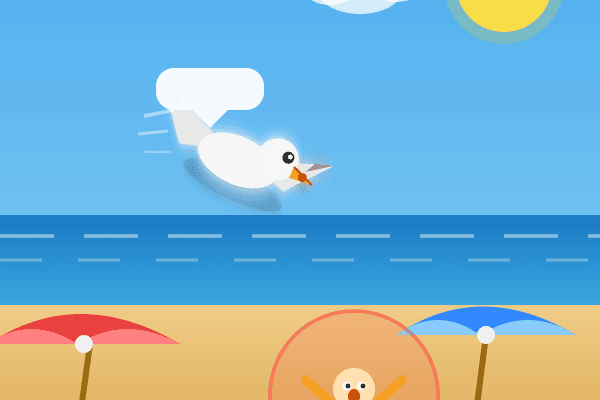 Seagull Swoop